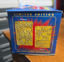 Pokemon Charizard 23K Gold-Plated Burger King Trading Card BRAND NEW SEALED - Image 3