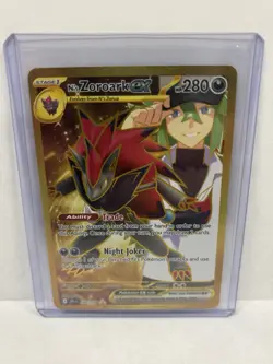 Pokemon Card TCG - N's Zoroark EX 189/159 - Journey Together - Hyper Rare NM - Image 1