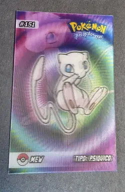 MEW - POKEMON RARE 3D EVOLUTION CCG HOLO CARD - Image 1