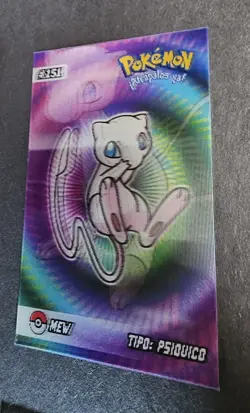MEW - POKEMON RARE 3D EVOLUTION CCG HOLO CARD - Image 2