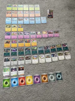 Pokemon Phantasmal Flames Part Base Set X 67 Cards - Image 1