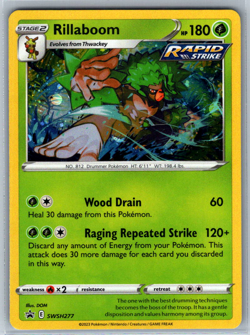 Rillaboom - Promo SWSH: Sword & Shield Promo Cards SWSH277 NM - Image 1
