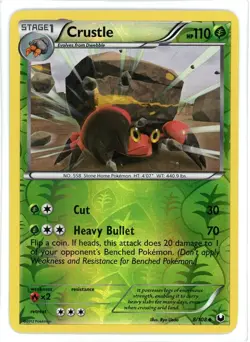 Crustle Reverse Holo 8/108 Dark Explorers Pokemon Card - Image 1