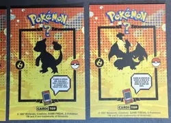 CHARMANDER X CHARMELEON X CHARIZARD - POKEMON KANTO CARDS TOP POKEDEX CCG FOIL - Image 4
