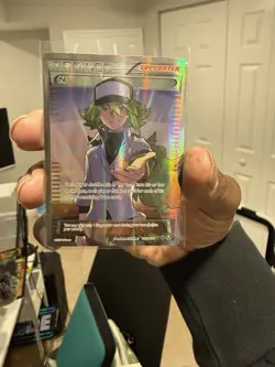 Pokemon N Full Art Promo Holo Trainer Supporter 105A/124 Alternate Art Card - Image 1