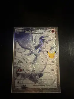 Pokemon TCG Reshiram Full Art 25th Anniversary Celebrations Card 113/114 - Image 1