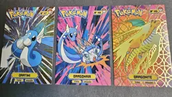 DRATINI X DRAGONAIR X DRAGONITE LOT - POKEMON KANTO CARDS TOP POKEDEX CCG FOIL - Image 1