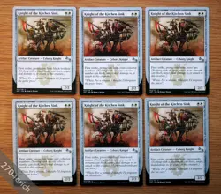 Knight of the Kitchen Sink (All 6 Versions) A B C D E F *NM+* Magic MTG Unstable - Image 1