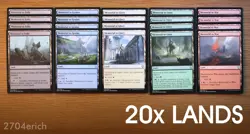 Dominaria 20 Memorial to Taplands Full Set *NM* (Magic MTG ) Folly, Genius - Image 1