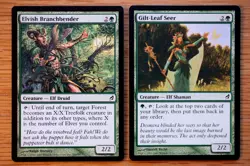 Set of 8 Pauper Legal Elves *NM Magic MTG* Fierce Empath Silhana Ledgewalker Elf - Image 3