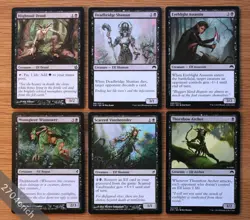 Set of 6 Pauper Legal Black Elves *NM Magic MTG* Thornbow Archer - Image 1