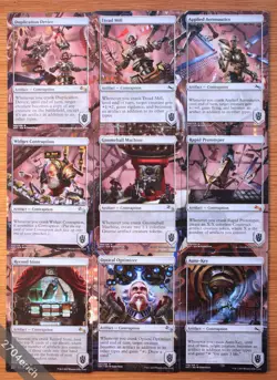 Order of the Widget Watermark 9 Contraption Set *NM+* (MTG Magic Unstable) - Image 1