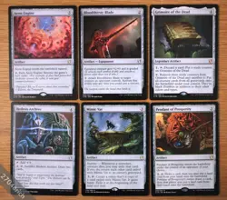 Set of 6 Commander 2019 Artifacts *NM* (Magic MTG EDH) Mimic Vat - Image 1