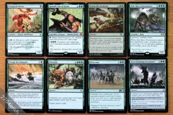 Set 8 Overrun Trample Spells & Creatures *NM* Magic MTG Magic Commander Decks - Image 1