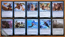 Set of 10 Pauper Legal Blue Pirates *NM* (English Magic the Gathering MTG) - Image 1