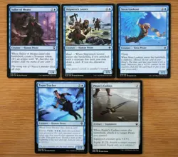 Set of 10 Pauper Legal Blue Pirates *NM* (English Magic the Gathering MTG) - Image 3