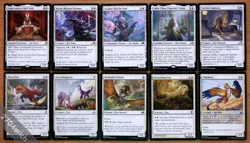 Set 10 Different White Fox Creatures *NM* Magic MTG Light-Paws, Emperor's Voice - Image 1