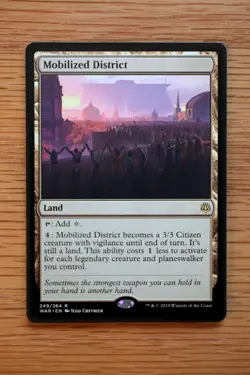 Set of 6 Colorless Manlands Man Lands *NM* Creature Lands (English Magic MTG) - Image 4