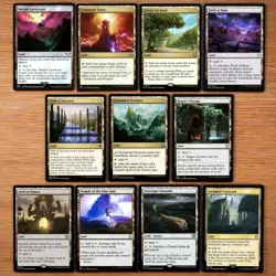 Set of 11 Commander Utility Mana Lands *NM* Magic Bundle EDH MTG Deck Building - Image 1