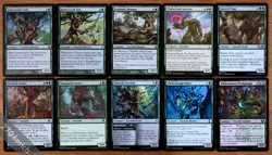 Set of 10 Pauper Legal Treefolk Creatures *NM* (Magic MTG) Battlewand Oak - Image 1