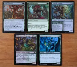 Set of 10 Pauper Legal Treefolk Creatures *NM* (Magic MTG) Battlewand Oak - Image 3