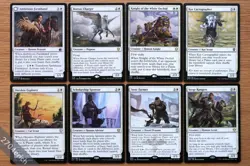 Set of 8 White Land Fetch Creatures *NM* Magic MTG Commander Deck Building - Image 1