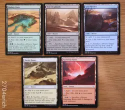 Lot 19 Desert Land / Hour of Devastation / Amonkhet Set MTG Scavenger Grounds - Image 3