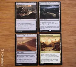 Lot 19 Desert Land / Hour of Devastation / Amonkhet Set MTG Scavenger Grounds - Image 5