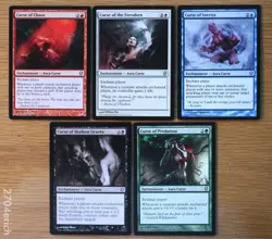 Set of 5 Commander 2013 Curse Enchantments *NM* Magic MTG Commander Curse Deck - Image 1