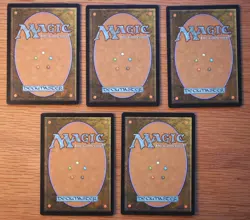 Set of 5 Blighted Lands - BFZ Zendikar *Unplayed NM* (MTG Woodland, Fen) - Image 2