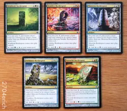Set 5 Different Borderpost Dual Mana Artifacts Alara Reborn *NM* MTG Magic Deck - Image 1