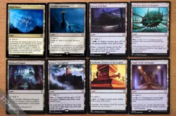Set of 8 Commander Utility Lands *NM* MTG Group Magic EDH Decks, Kessig Wolf Run - Image 1