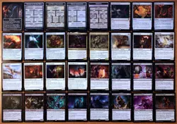 D&D Set of 31 Dungeon & Support Creatures & Spells Black / White *NM MTG Magic* - Image 1