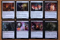 D&D Set of 31 Dungeon & Support Creatures & Spells Black / White *NM MTG Magic* - Image 4