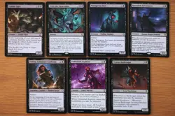 D&D Set of 31 Dungeon & Support Creatures & Spells Black / White *NM MTG Magic* - Image 5