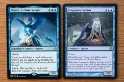 Set of 10 Rare Flying Blue Sphinx Creatures *NM* Magic MTG EDH Commander Deck - Image 4