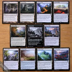 Set of 11 Different Art Evolving Wilds *NM Budget Fetch Land* (English MTG) - Image 1