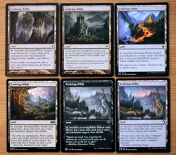 Set of 11 Different Art Evolving Wilds *NM Budget Fetch Land* (English MTG) - Image 2