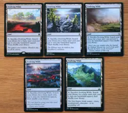 Set of 11 Different Art Evolving Wilds *NM Budget Fetch Land* (English MTG) - Image 3