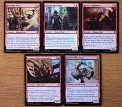 Set of 10 Pauper Legal Red Pirates *NM* (English Magic the Gathering MTG) Group - Image 2