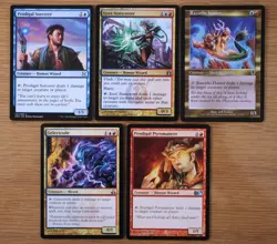 Set 10 Blue Red Pingers Tribal Creatures *NM* Magic Ping MTG Izzet Stratocaster - Image 2