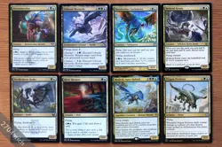 Set of 8 Flying Blue / Green Creatures *NM* (Magic MTG) Hydroid Krasis - Image 1