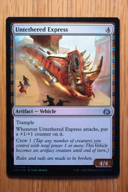 Untethered Express FOIL / Aether Revolt *Pack Fresh NM* (English Magic MTG) - Image 1