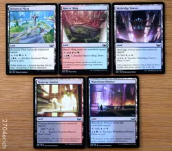 Set of 5 Different Dual Card Draw Lands Commander New Capenna *NM* EDH Magic MTG - Image 1