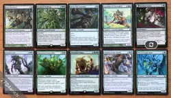 Lot 10 Green Treefolk Creatures *NM* Set Magic MTG Heartwood Storyteller Group - Image 1