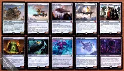 Set of 10 Rare & Mythic Vehicles *NM* (Magic MTG) Weatherlight Rolling Hamsphere - Image 1