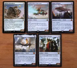 Set of 10 Rare & Mythic Vehicles *NM* (Magic MTG) Weatherlight Rolling Hamsphere - Image 2