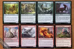 Set 8x Pauper Legal Dinosaur Card Lot *NM* Ixalan Magic the Gathering Group MTG - Image 1