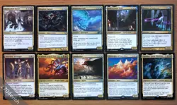 Set 10 Gold Multicolor Spirit Creatures *NM* Magic MTG Karador, Ghost Chieftain - Image 1