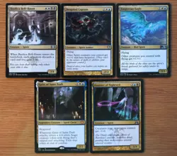 Set 10 Gold Multicolor Spirit Creatures *NM* Magic MTG Karador, Ghost Chieftain - Image 2